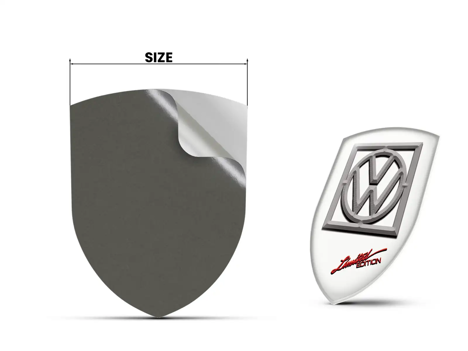 VW Pegatinas Automotrices Personalizables Pro Modernas
